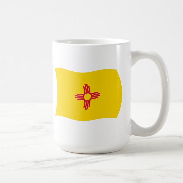 De Café Caneca da Bandeira do Novo México (Direita)