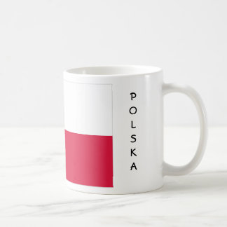 De Café Caneca da bandeira do Polônia