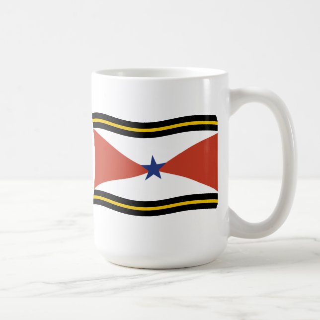 De Café Caneca da Bandeira do Povo Akha (Direita)