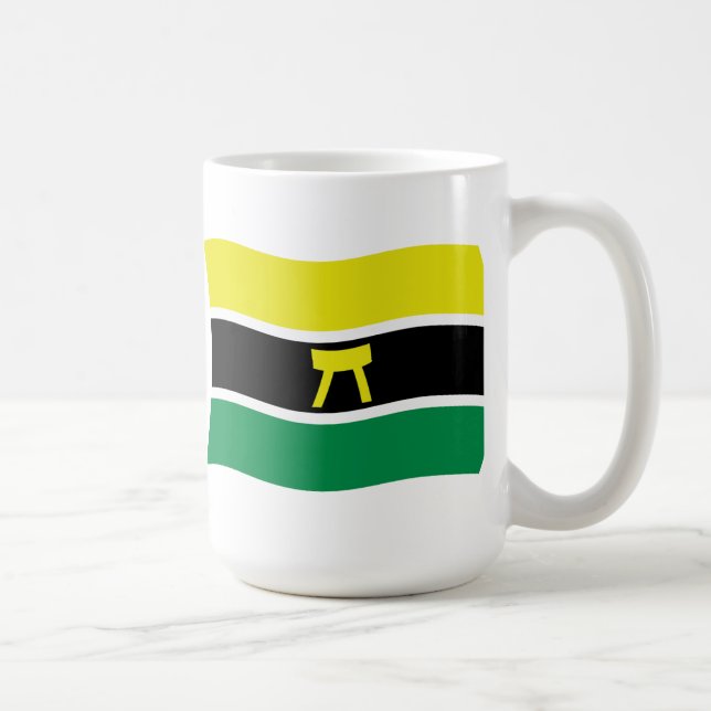 De Café Caneca da Bandeira do Povo Ashanti (Direita)
