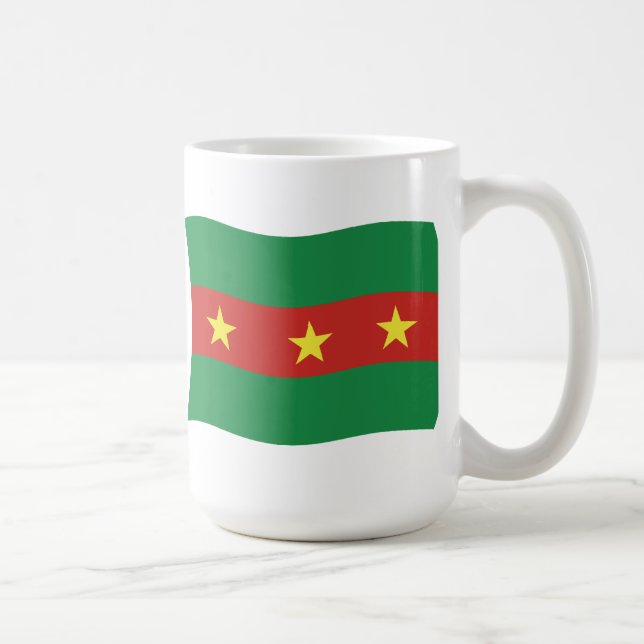 De Café Caneca da Bandeira do Povo Ewe (Direita)
