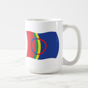 De Café Caneca da Bandeira do Povo Sami