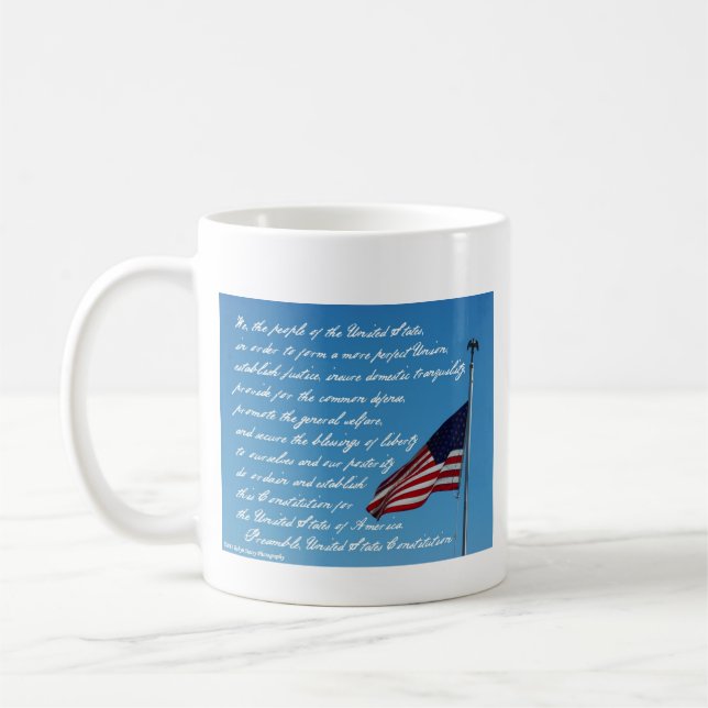 De Café Caneca da bandeira do preâmbulo da constituição (Esquerda)