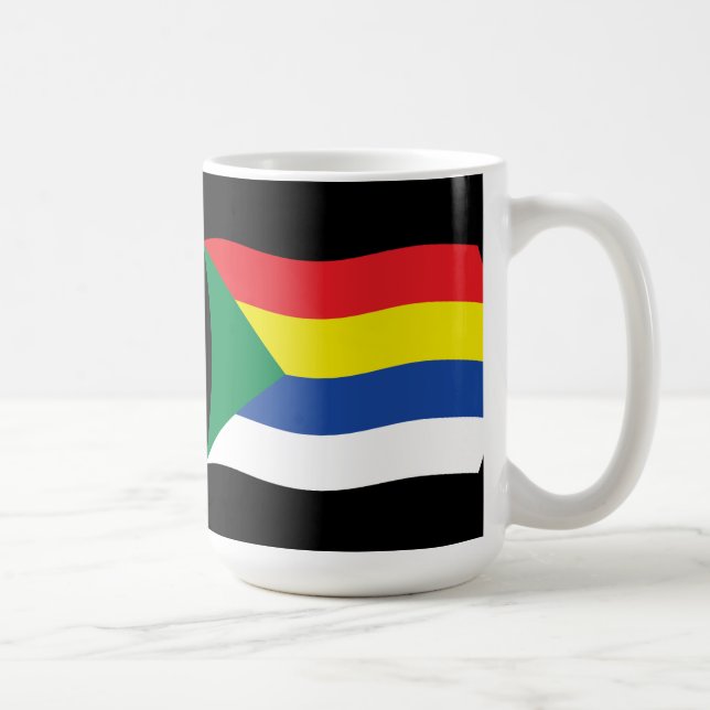 De Café Caneca da Bandeira Druzista (Direita)