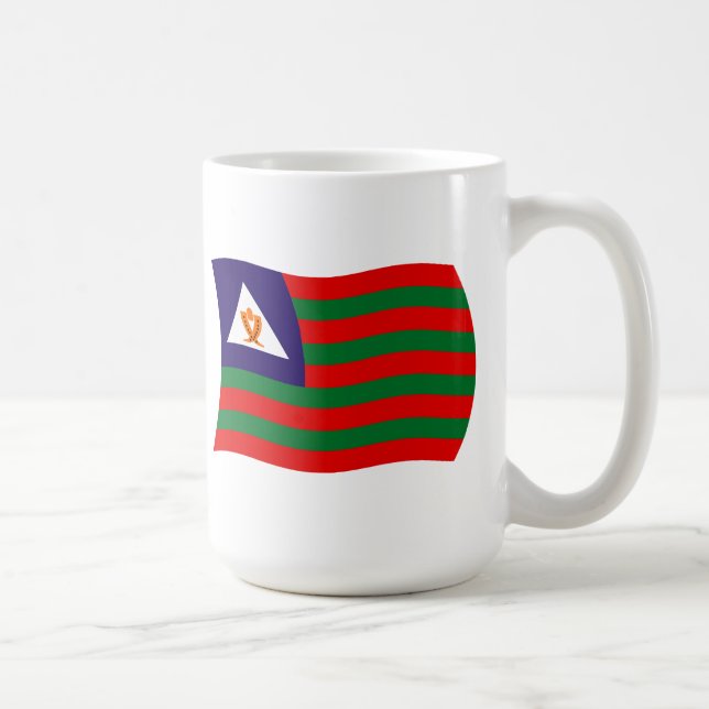 De Café Caneca da Bandeira Tribal Bubi (Direita)