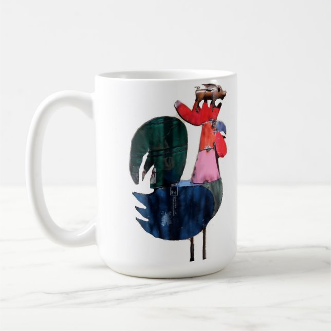 De Café Caneca da batida da batida (frente e verso) (Esquerda)