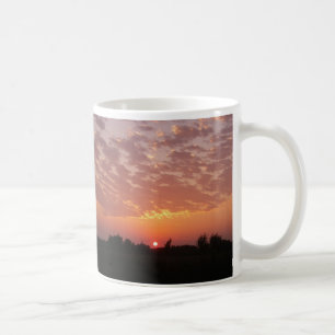 De Café Caneca da beleza do por do sol