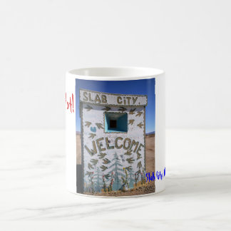 De Café Caneca da boa vinda da cidade da laje