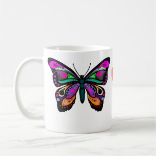 De Café Caneca da borboleta