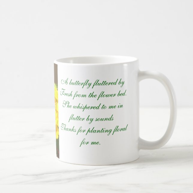 De Café Caneca da borboleta (Direita)