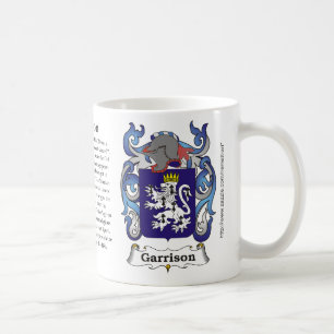 De Café Caneca da brasão da família da guarnição