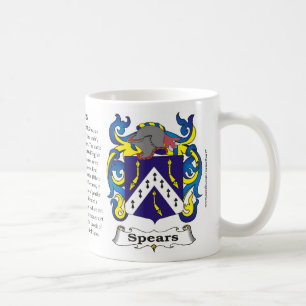 De Café Caneca da brasão da família das lanças