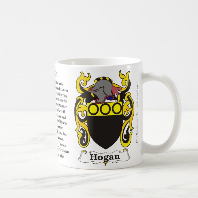 De Café Caneca da brasão da família do Hogan (Direita)
