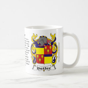 De Café Caneca da brasão da família do mordomo