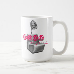 De Café Caneca da cadeira do secador do vintage do