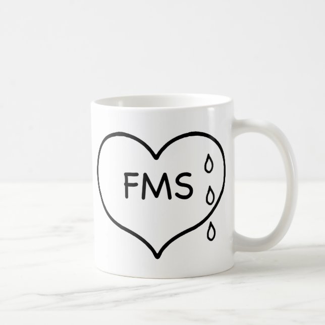 De Café Caneca da campanha do Humaneness da fibromialgia (Direita)