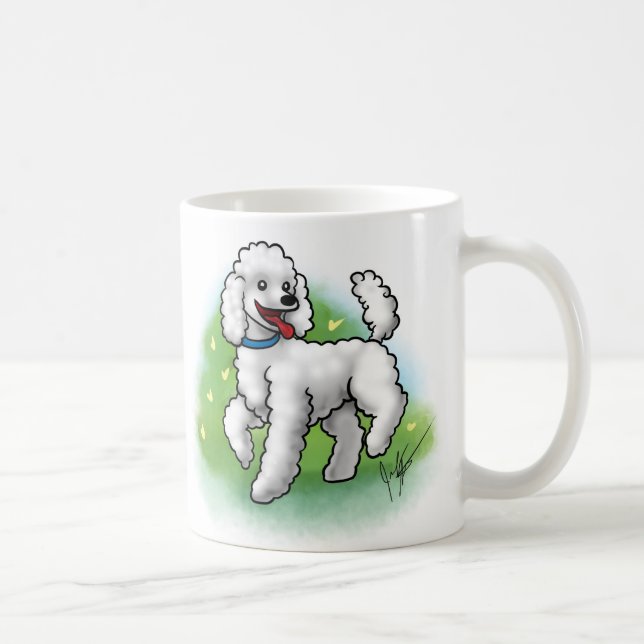 De Café Caneca da caniche (Direita)