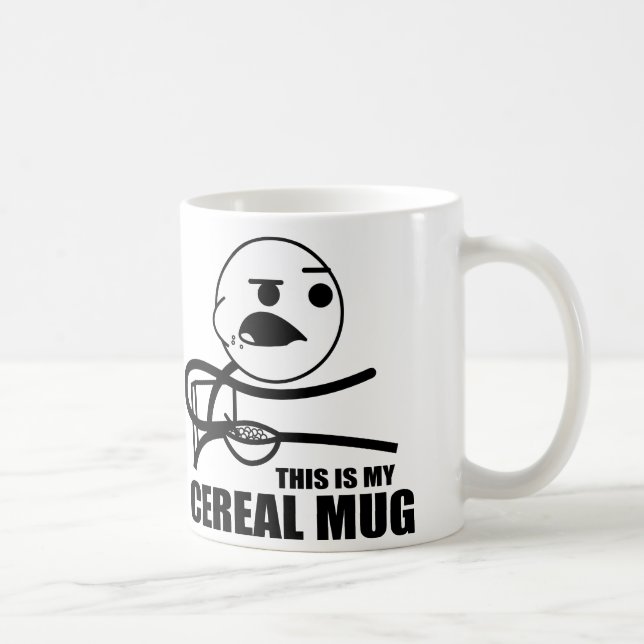 De Café Caneca da cara do cereal (Direita)