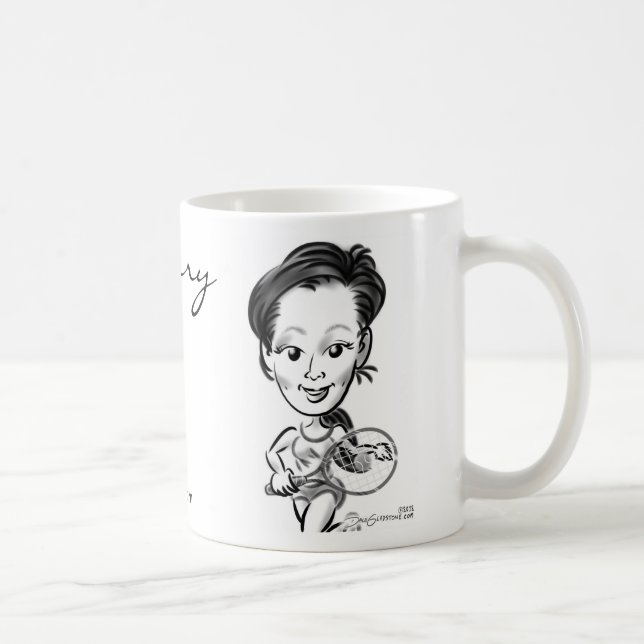 De Café Caneca da caricatura da cereja (Direita)