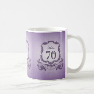 De Café Caneca da celebração do aniversário do 70 do