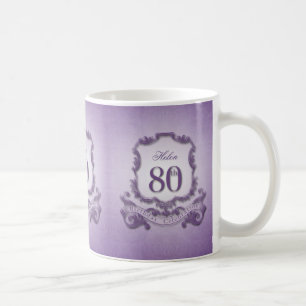 De Café Caneca da celebração do aniversário do 80 do