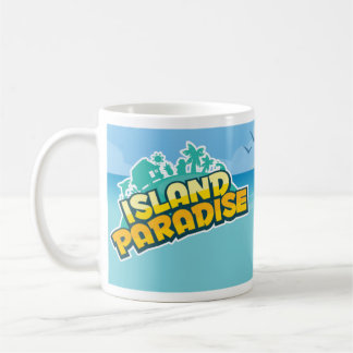 De Café Caneca da cena do paraíso da ilha