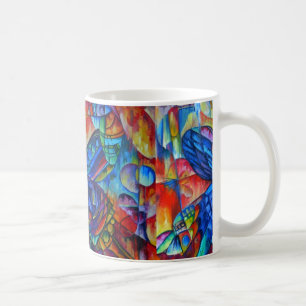 De Café Caneca da composição 1 da borboleta