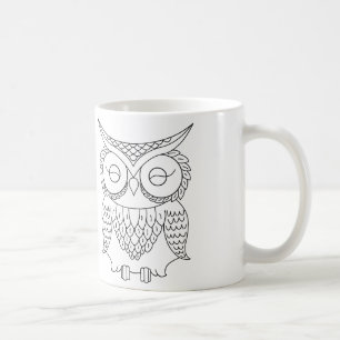 De Café Caneca da coruja