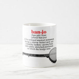 De Café Caneca da definição do banjo