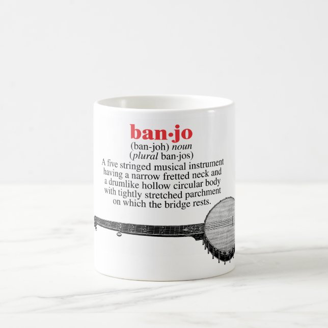 De Café Caneca da definição do banjo (Centro)