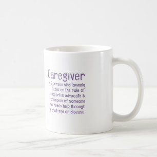 De Café Caneca da definição do cuidador
