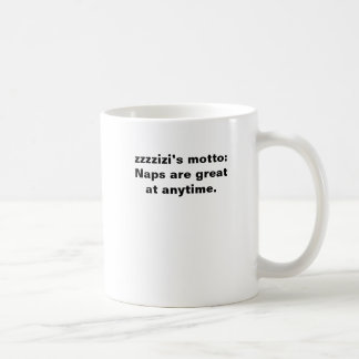 De Café caneca da divisa do zzzzizi