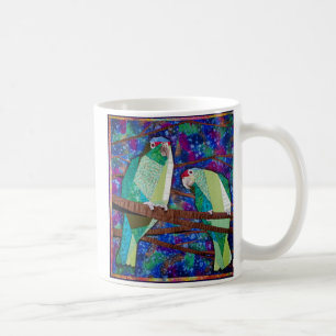 De Café Caneca da edredão do papagaio