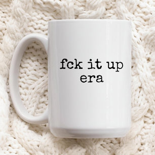 De Café Caneca da Era Fck It Up Presente Divertido para El