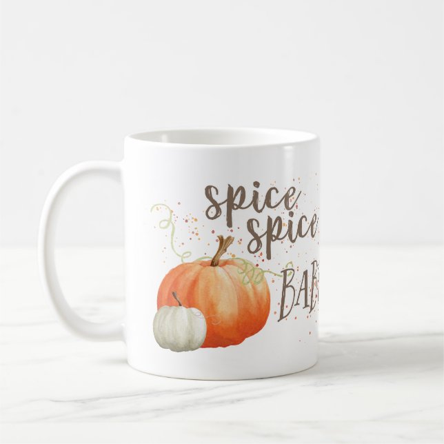 De Café Caneca da especiaria da abóbora, bebê da (Esquerda)