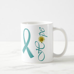 De Café Caneca da esperança da fita da cerceta