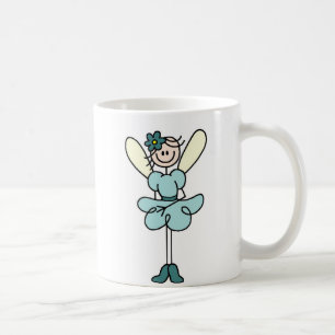 De Café Caneca da Fada Anjo Verde