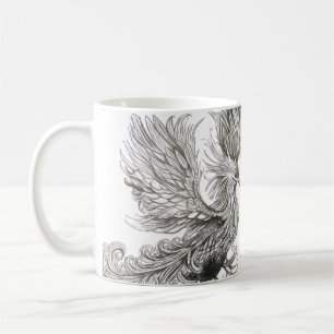 De Café Caneca da Fênix Mitológica