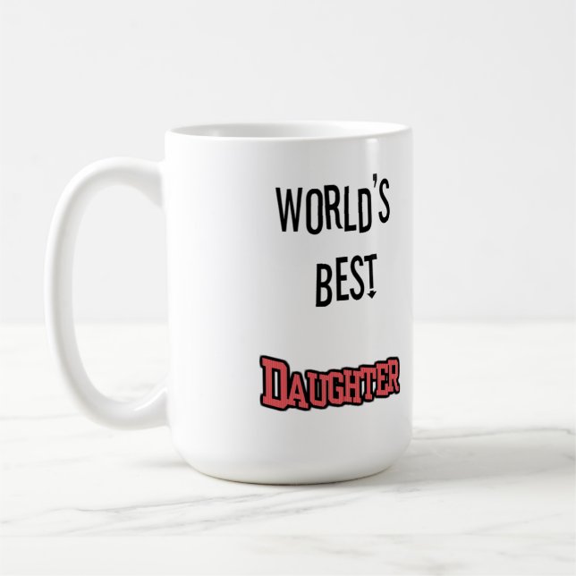 De Café Caneca da filha do mundo a melhor (Esquerda)