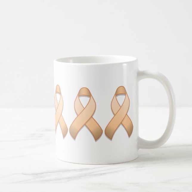 De Café Caneca da fita da consciência do pêssego (Direita)