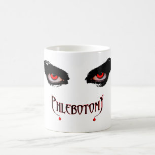 De Café Caneca da flebotomia