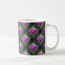 De Café Caneca da flor do cebolinho