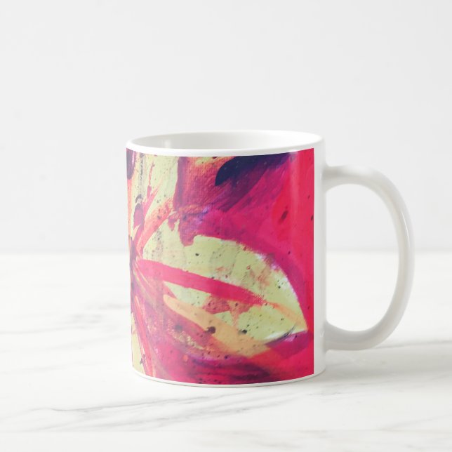 De Café Caneca da flor do fogo (Direita)