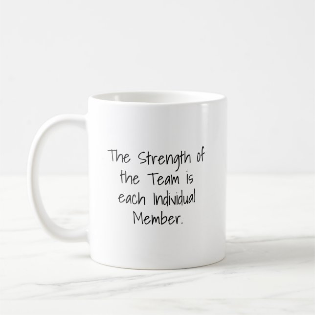 De Café Caneca da Força da Equipe (Esquerda)