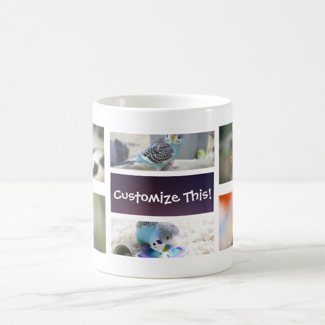 De Café Caneca da foto da colagem do pássaro (Centro)