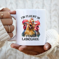 Caneca da Galinha Engraçada