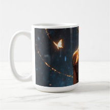 Caneca da Garota Cervo Mística - Mulher do Anime d