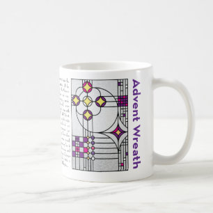 De Café Caneca da grinalda do advento