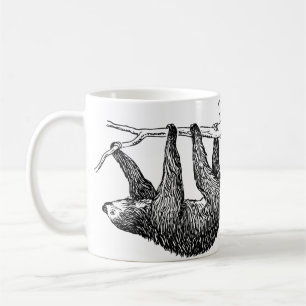 De Café Caneca da ilustração da preguiça
