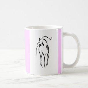 De Café Caneca da ilustração do cavalo
